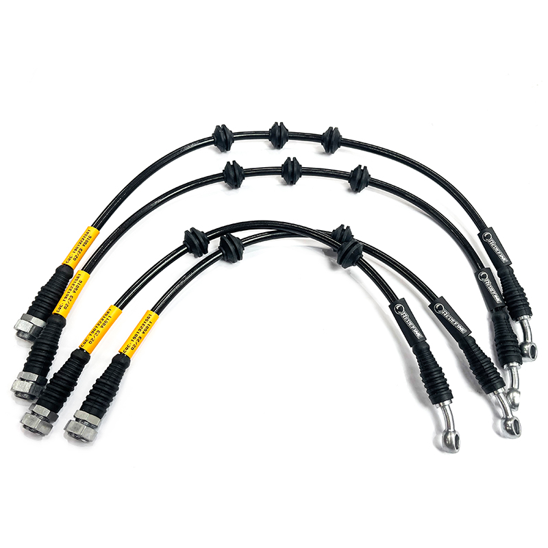 Tuyaux de frein tressés en aci - Braided Line avis et prix
